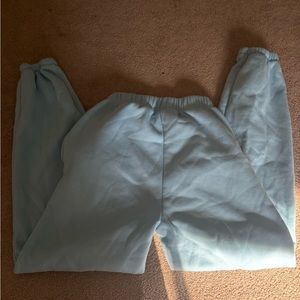 Light Blue Cuffed Sweatpants